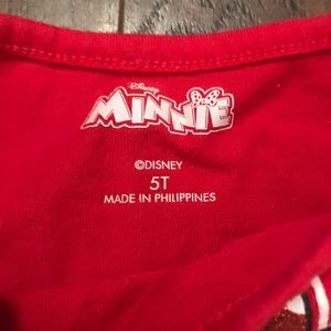 Disney Shirts & Tops - Disney Minnie Mouse Girls Red Top Shirt Size 5T Disney Shirts & Tops - Disney Minnie Mouse Girls Red Top Shirt Size 5T